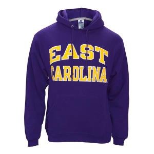 Image of East Carolina Arch Hoodie with Stitched Logo